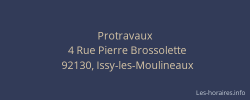 Protravaux