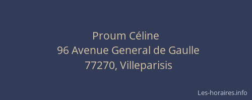 Proum Céline