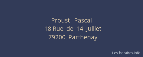 Proust   Pascal