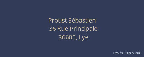 Proust Sébastien