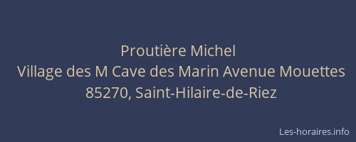 Proutière Michel