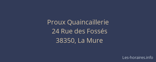 Proux Quaincaillerie
