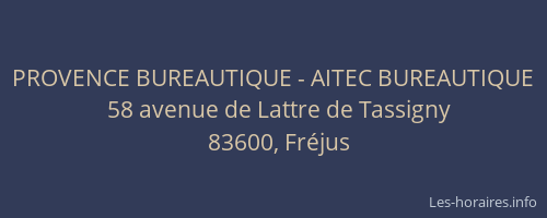 PROVENCE BUREAUTIQUE - AITEC BUREAUTIQUE