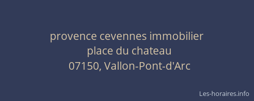 provence cevennes immobilier