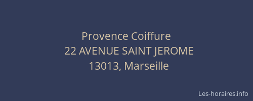Provence Coiffure