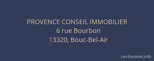 PROVENCE CONSEIL IMMOBILIER