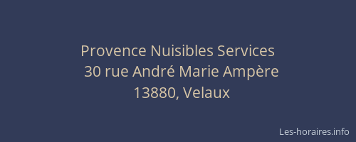 Provence Nuisibles Services