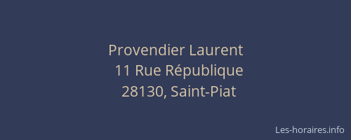 Provendier Laurent