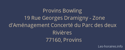 Provins Bowling