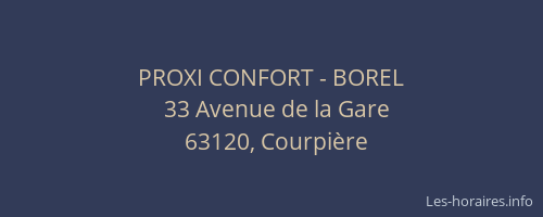 PROXI CONFORT - BOREL