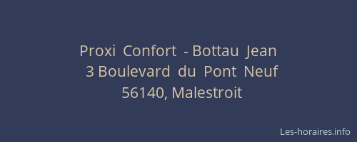 Proxi  Confort  - Bottau  Jean