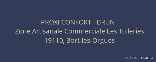 PROXI CONFORT - BRUN