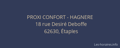 PROXI CONFORT - HAGNERE