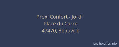 Proxi Confort - Jordi