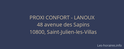 PROXI CONFORT - LANOUX