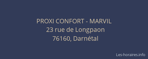 PROXI CONFORT - MARVIL