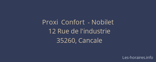 Proxi  Confort  - Nobilet