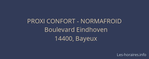 PROXI CONFORT - NORMAFROID
