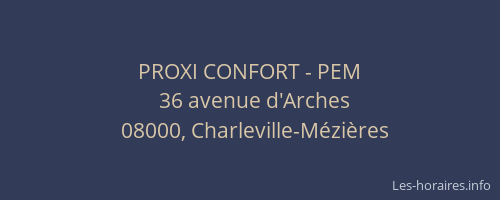 PROXI CONFORT - PEM
