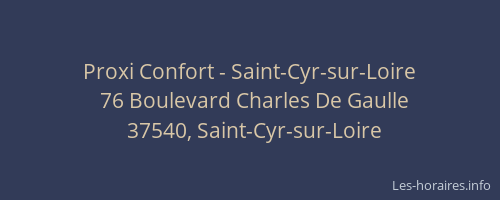 Proxi Confort - Saint-Cyr-sur-Loire