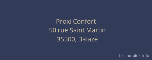 Proxi Confort