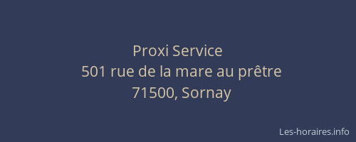 Proxi Service