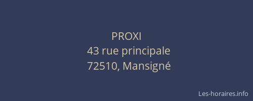 PROXI