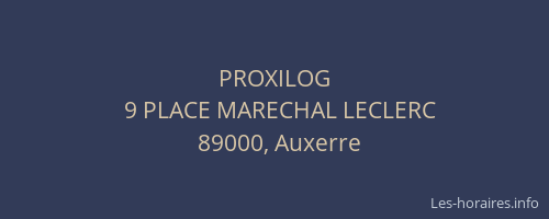 PROXILOG