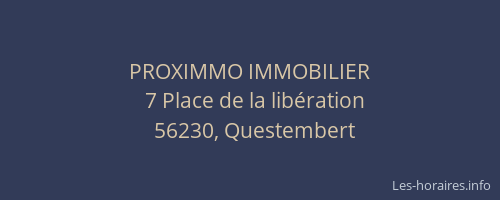 PROXIMMO IMMOBILIER