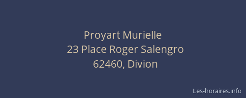 Proyart Murielle