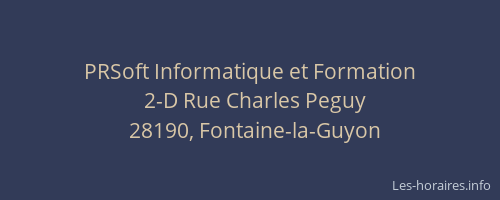 PRSoft Informatique et Formation