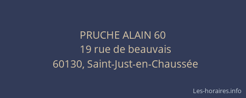 PRUCHE ALAIN 60