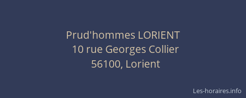 Prud'hommes LORIENT