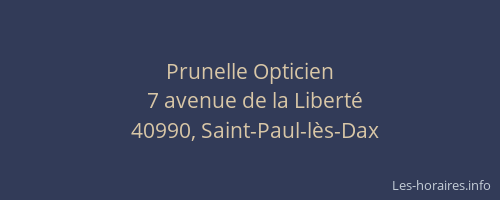 Prunelle Opticien