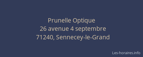 Prunelle Optique