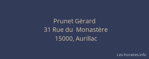 Prunet Gérard