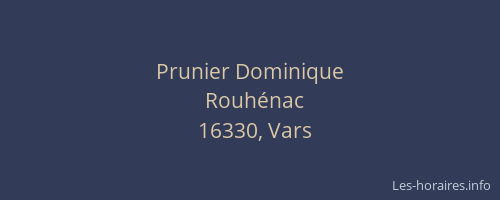 Prunier Dominique
