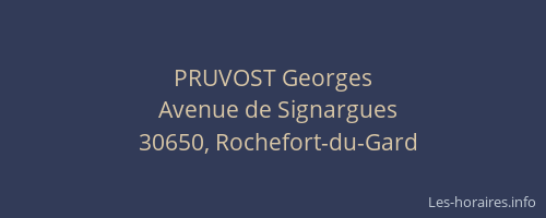 PRUVOST Georges