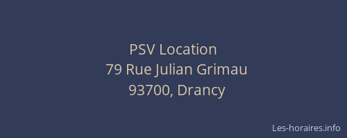 PSV Location