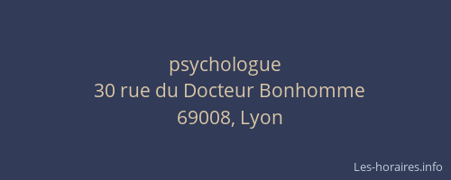 psychologue