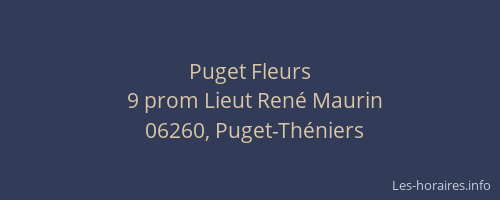 Puget Fleurs