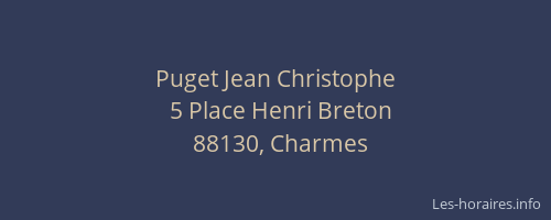 Puget Jean Christophe