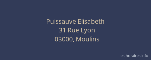 Puissauve Elisabeth