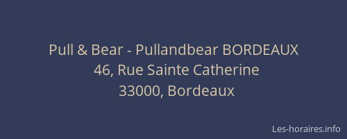 Pull & Bear - Pullandbear BORDEAUX