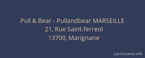 Pull & Bear - Pullandbear MARSEILLE