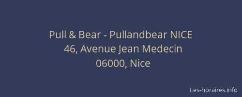 Pull & Bear - Pullandbear NICE