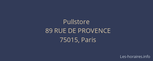 Pullstore