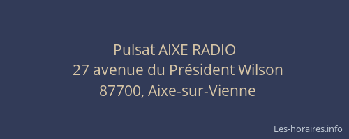 Pulsat AIXE RADIO