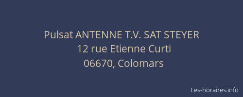 Pulsat ANTENNE T.V. SAT STEYER