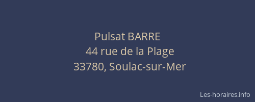 Pulsat BARRE